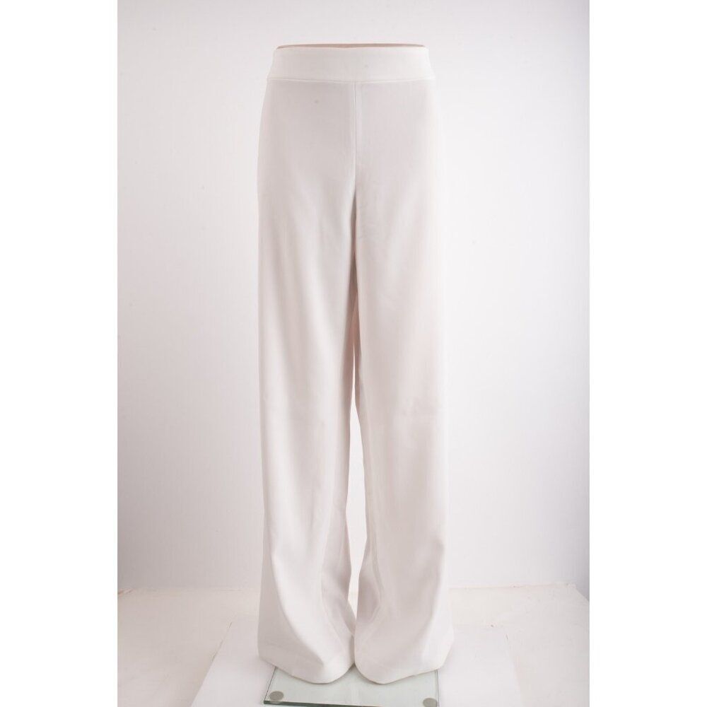 Zara Womans Pants Size XL White Wide Leg High Waisted 2927/188 NWOT